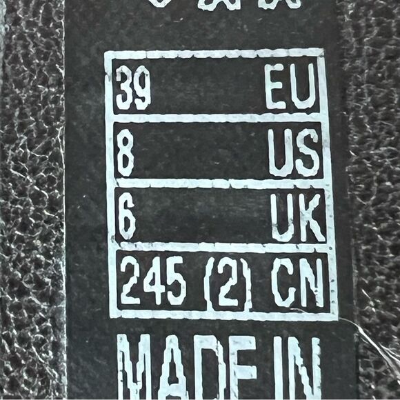 ECCO Designer Slide ii Supple Leather Black Crisscross Slide Sandals SZ 8 - Picture 11 of 15